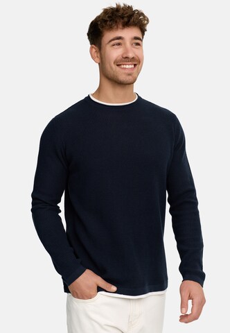 Pull-over 'Villads' INDICODE JEANS en bleu : devant