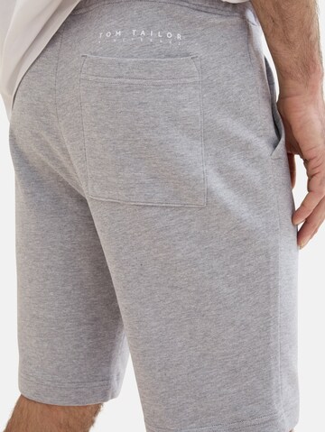 TOM TAILOR Regular Pants in Grey