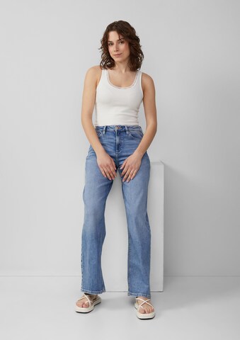 Wide Leg Jean 'Catie' QS en bleu