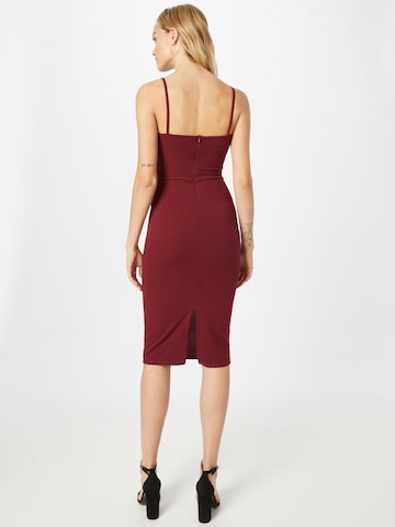 WAL G. فستان للمناسبات 'CELINE' بلون أحمر