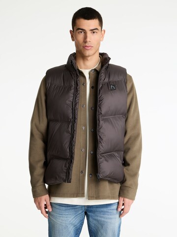 CHASIN' Vest 'Nova Burst' in Brown: front