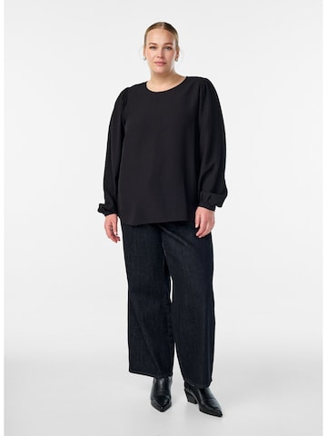 Zizzi Bluza 'Vvilma' | črna barva