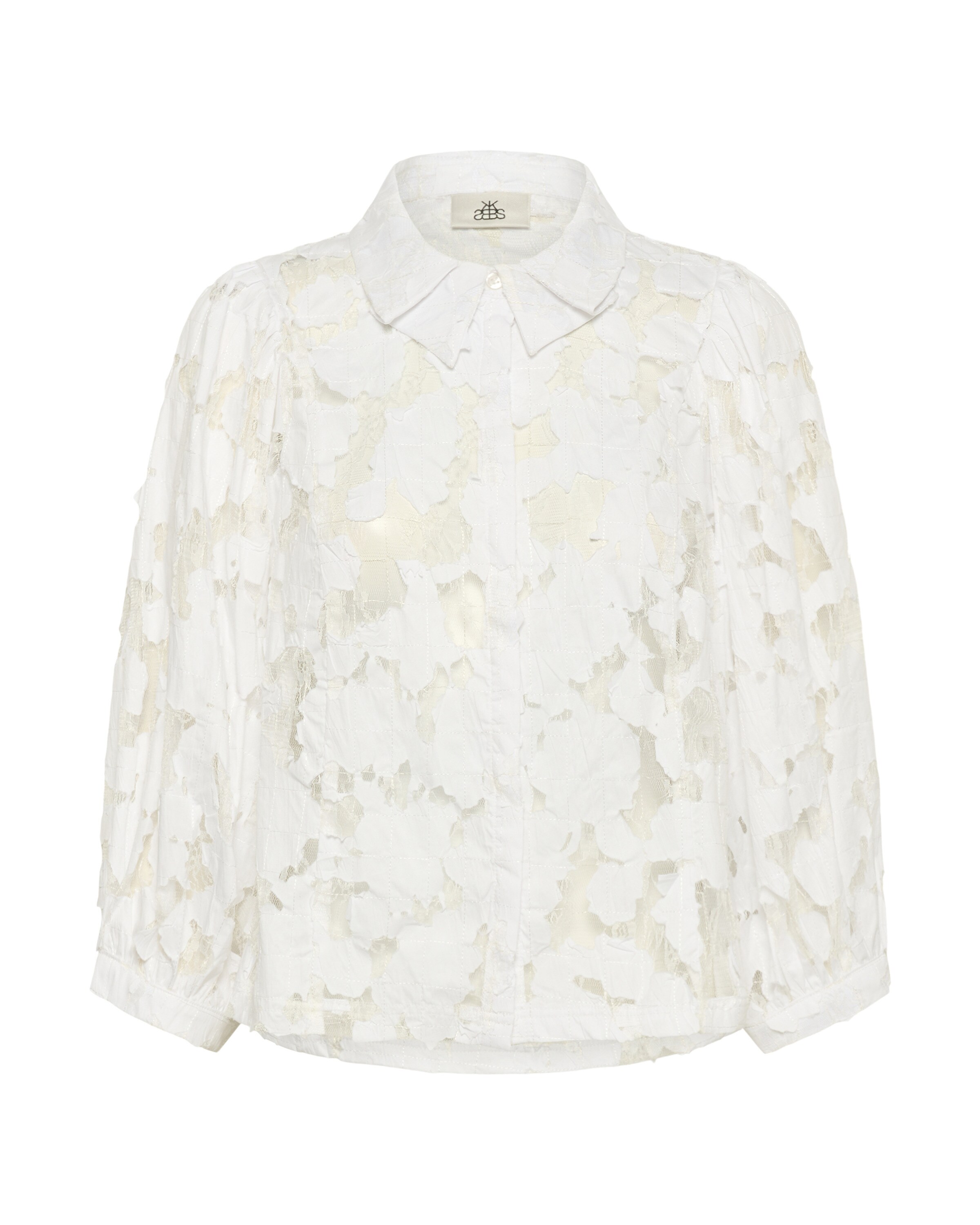 KAREN BY SIMONSEN Bluse 'KBEna Frosty' i hvid: forside