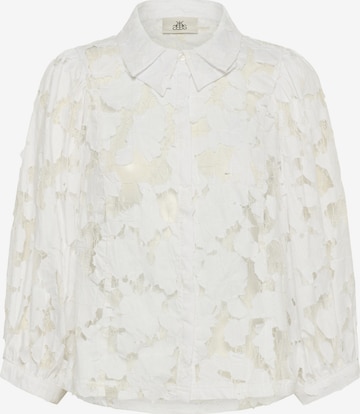 KAREN BY SIMONSEN Bluse 'KBEna Frosty' in Weiß: Vorderseite