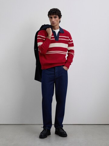 Scalpers Tröja 'Vintage' i röd: framsida