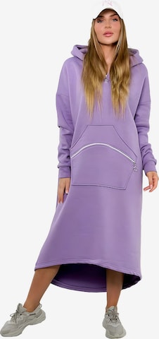 Lumera Kleid in Lila: Vorderseite