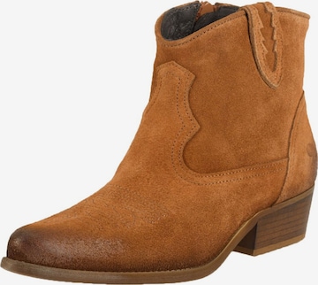 Felmini Wide Fit Cowboystiefel in Braun: Vorderseite