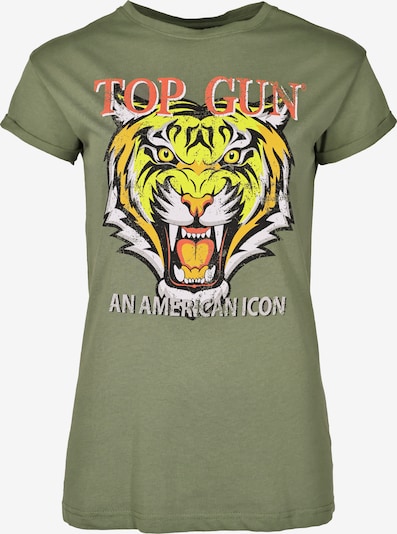 TOP GUN T-Shirt mit Logo TG20214002 ' ' in oliv, Produktansicht