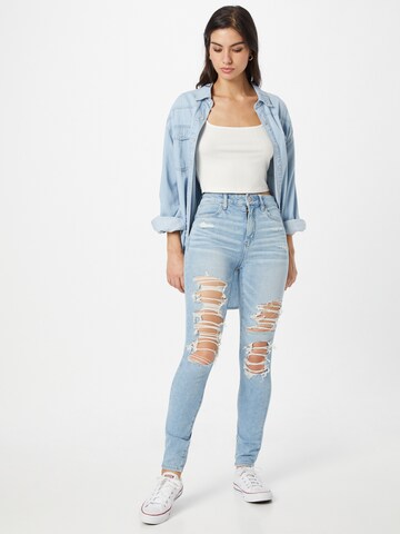 Skinny Jeans 'DREAM' de la American Eagle pe albastru