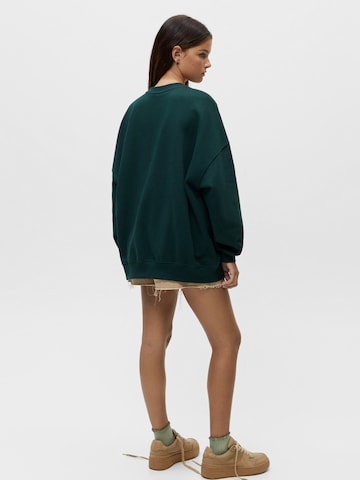 Pull&Bear Mikina – zelená