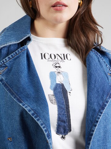 T-shirt 'CARKITA' ONLY Carmakoma en blanc
