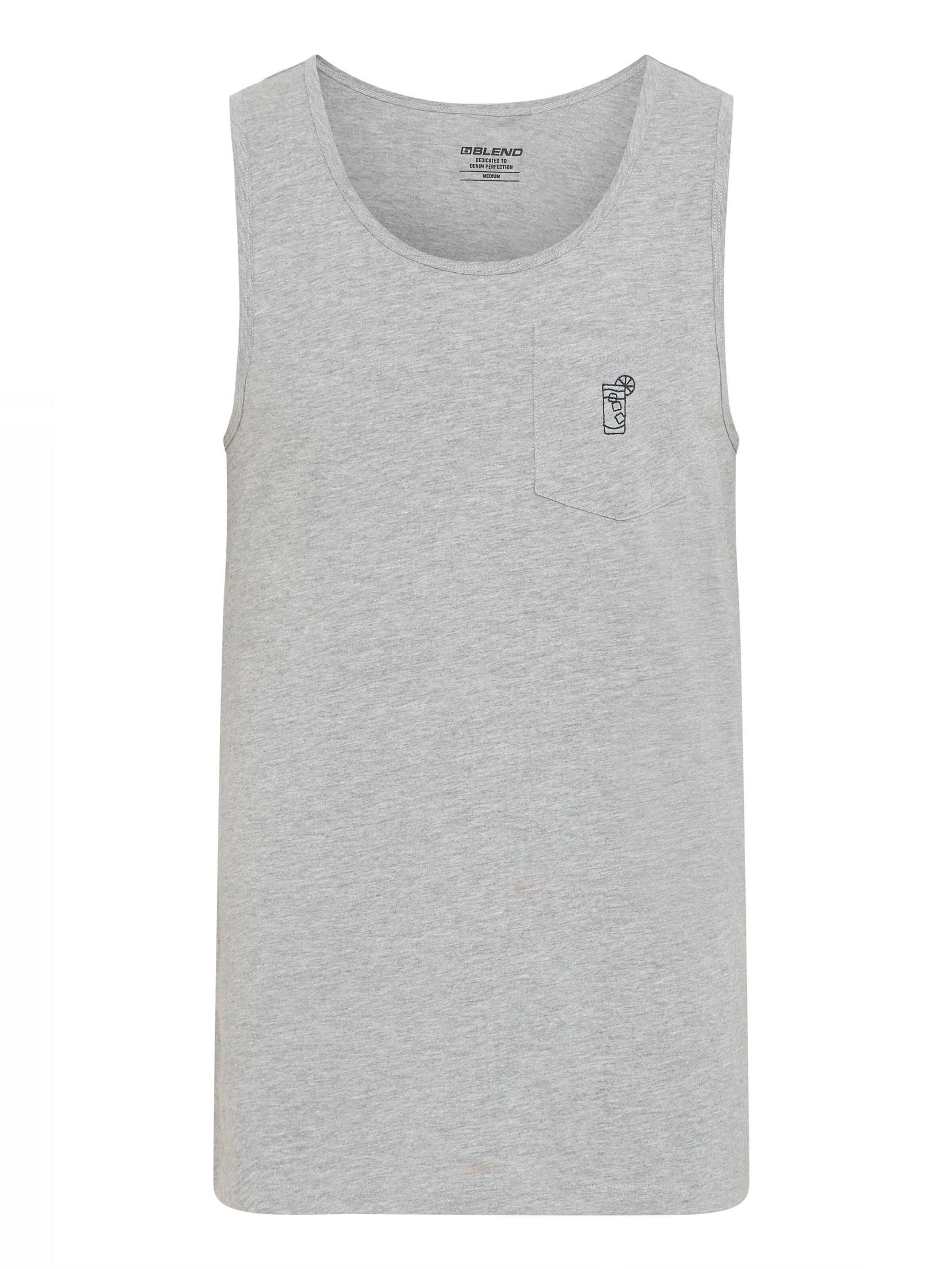 BLEND Shirt 'BHMBHGORMA' in Grijs: voorkant