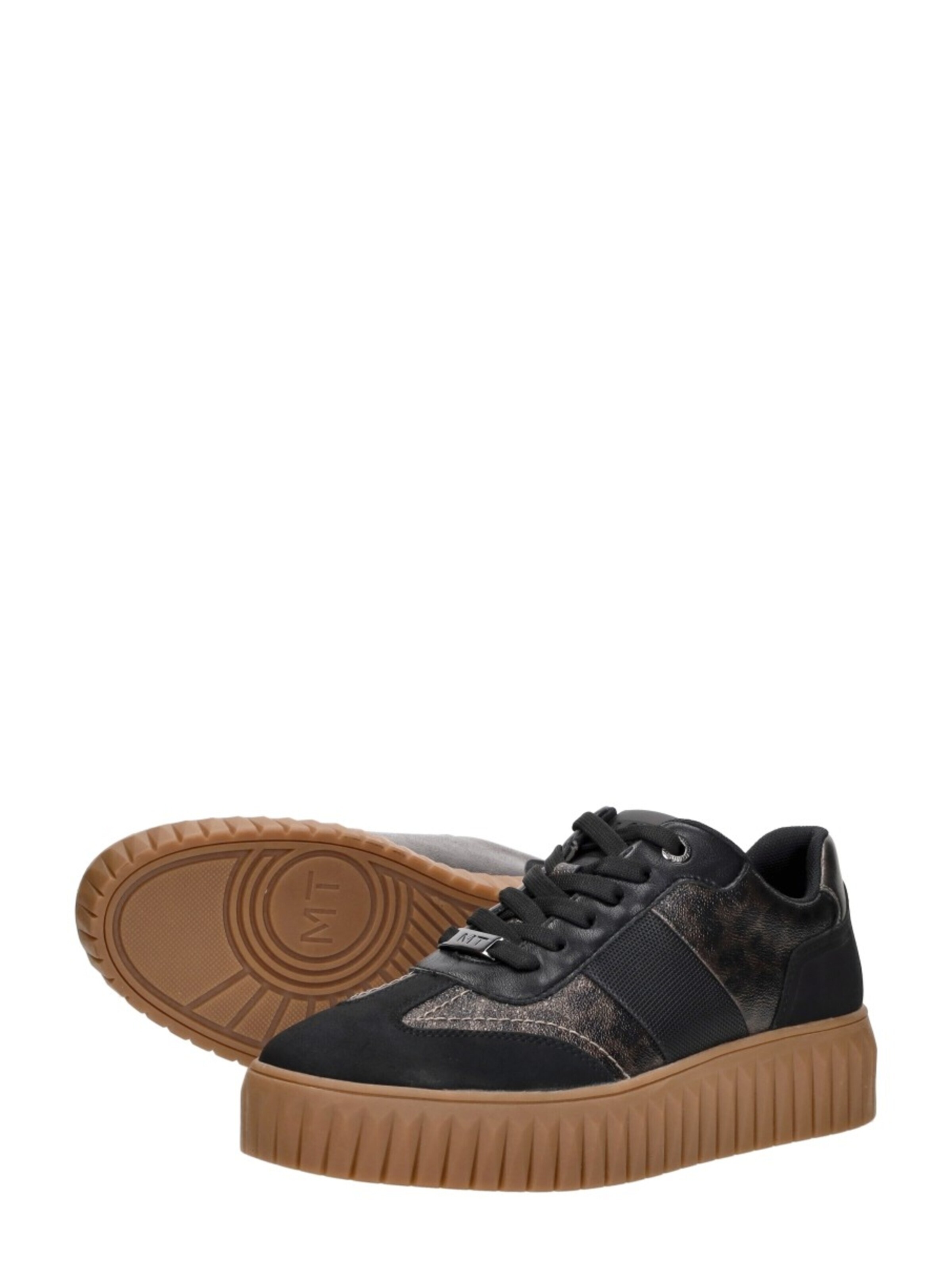MARCO TOZZI Sneakers laag 'Sneakers Laag' in Zwart
