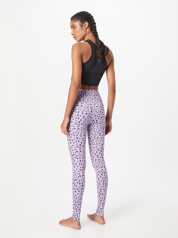 Hey Honey - Skinny Calças de desporto em roxo