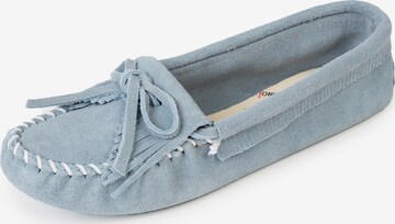 Minnetonka Mocassins 'Kilty' in Blauw: voorkant