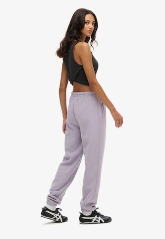 Superdry Tapered Broek 'Essential' in Lila