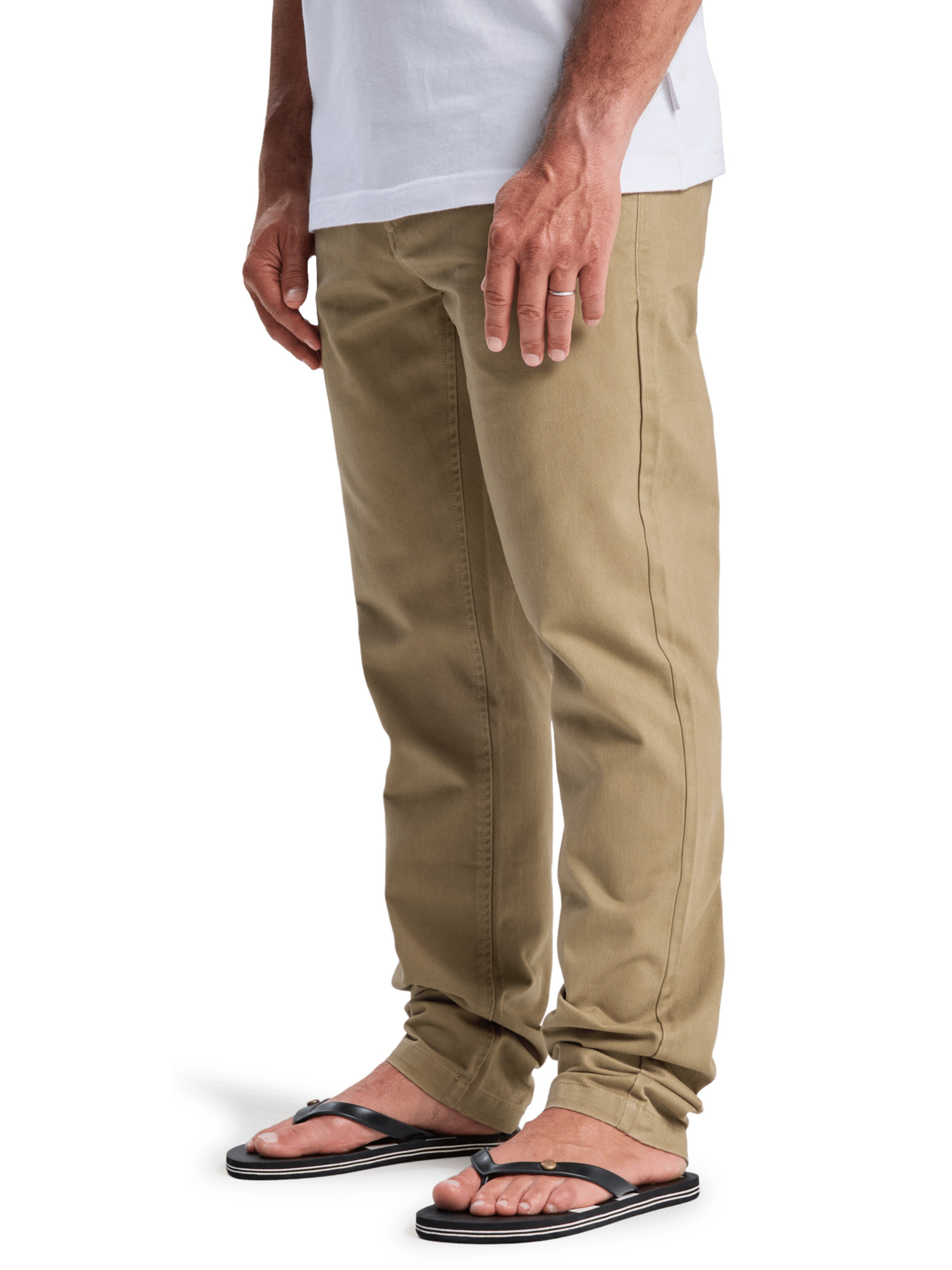 QUIKSILVER Regular Hose 'Diamond' in Beige