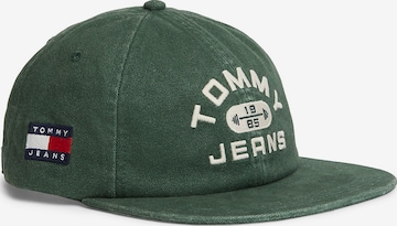 Casquette Tommy Jeans en vert : devant