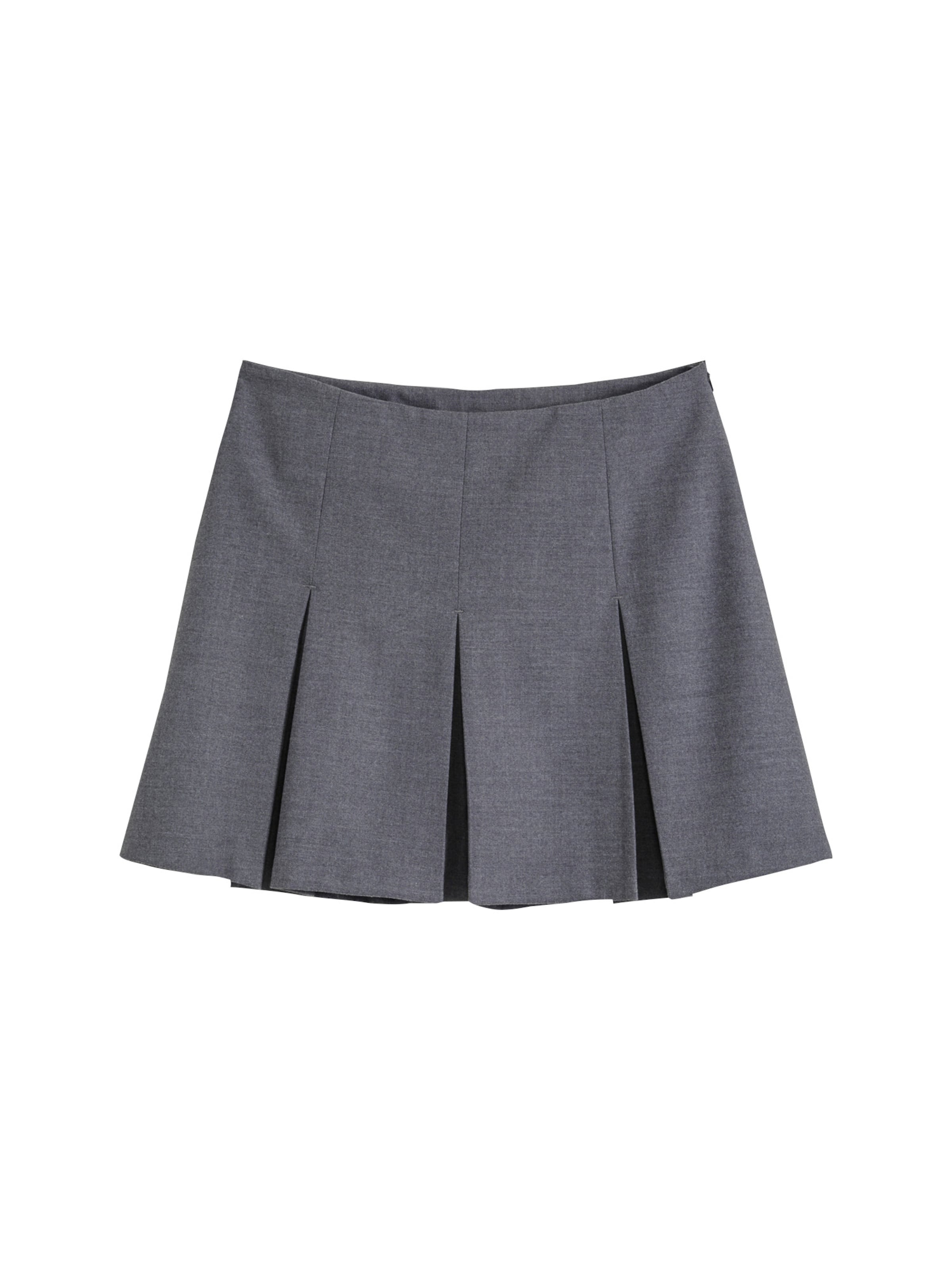 Gonna di bonprix in grigio: frontale
