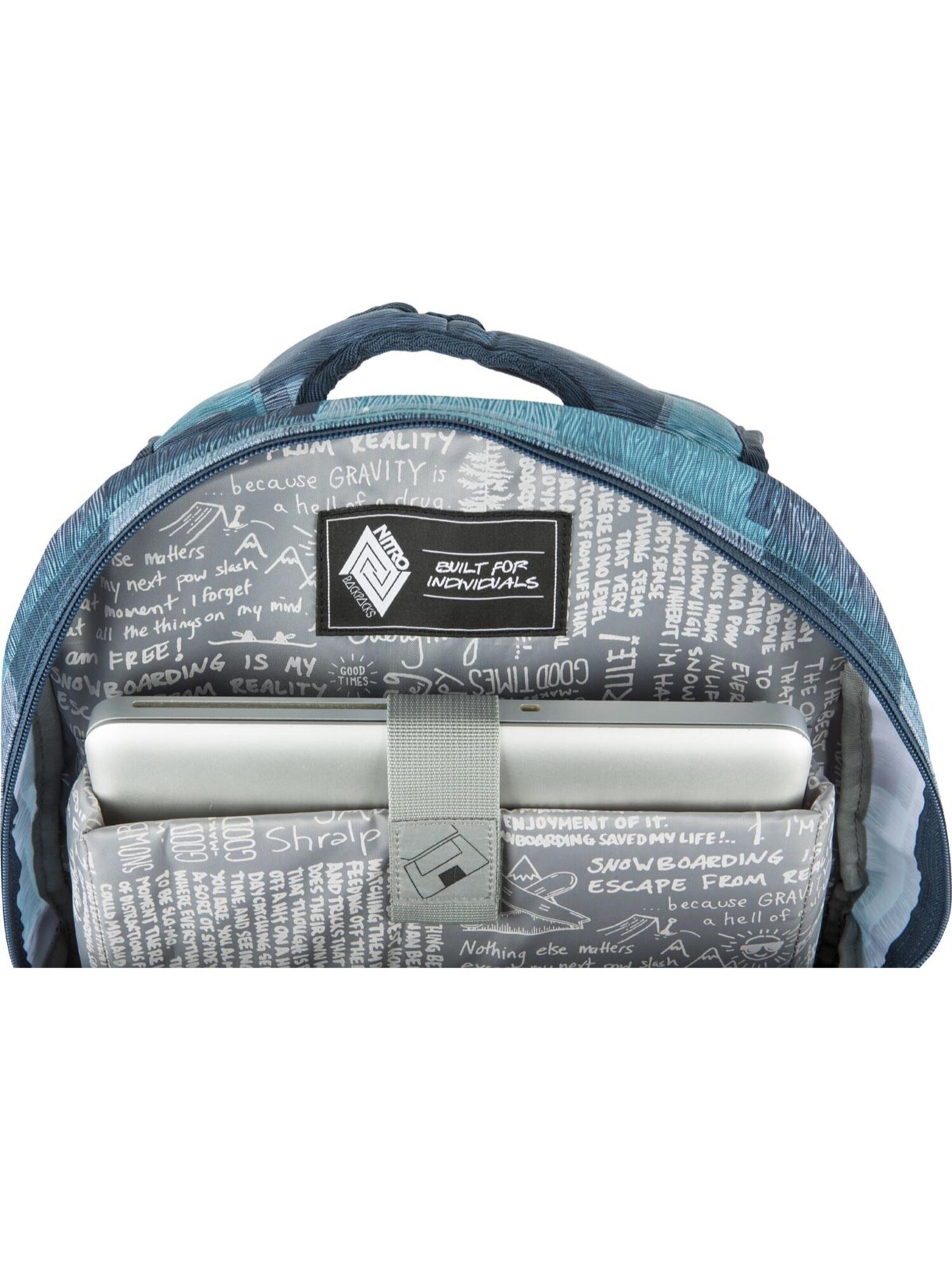 NitroBags Rucksack Hero in Blau