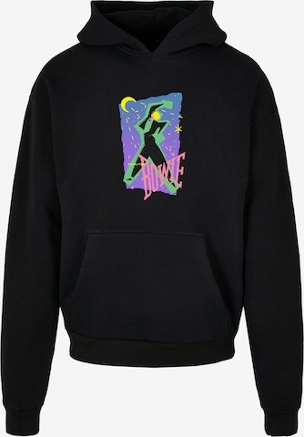 Sweat-shirt 'David Bowie Moonlight Dance' F4NT4STIC en noir : devant