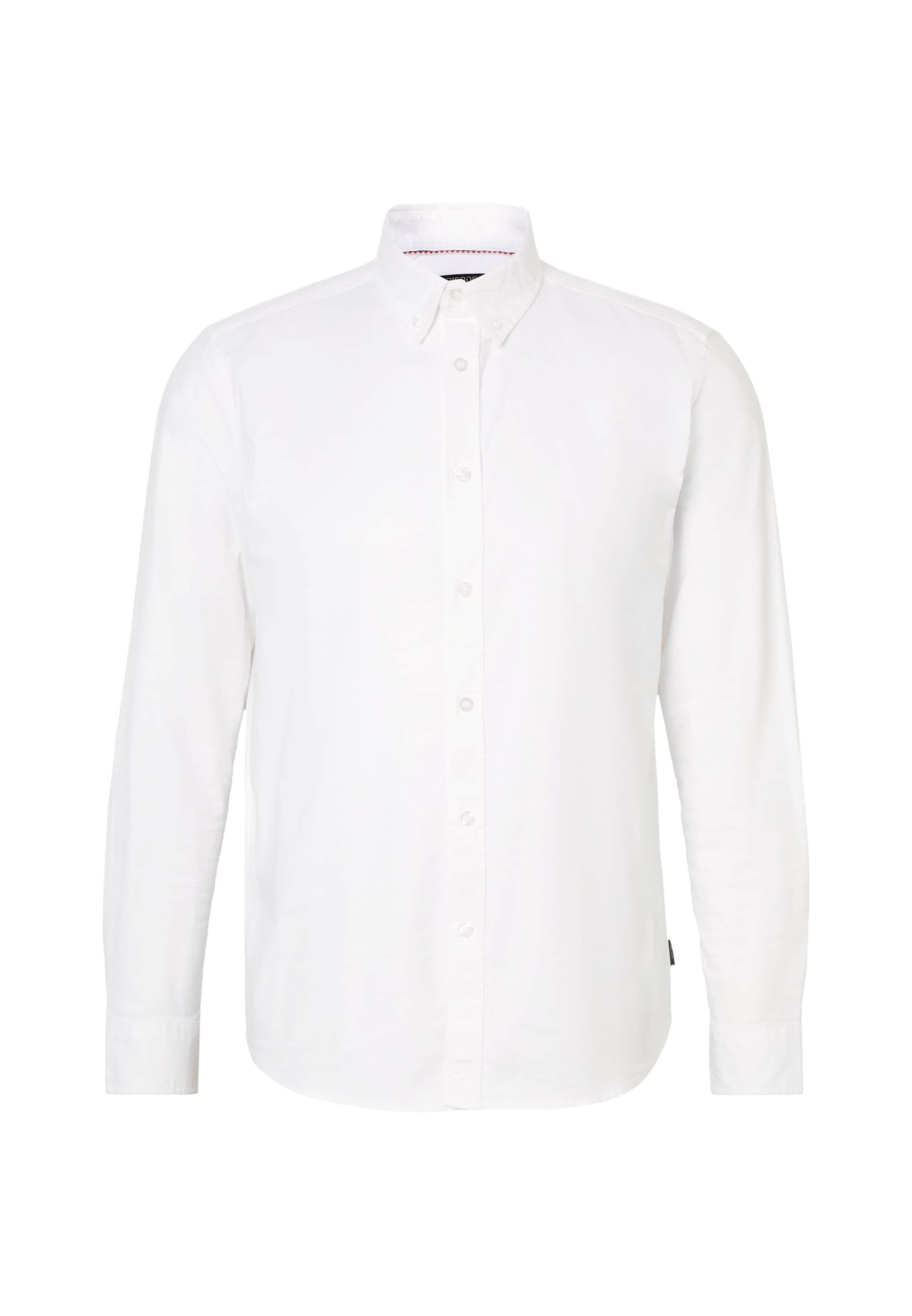 INDICODE JEANS - Ajuste regular Camisa 'Arkson' en blanco: frente