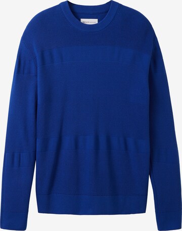 TOM TAILOR DENIM Sweater in Blue: front