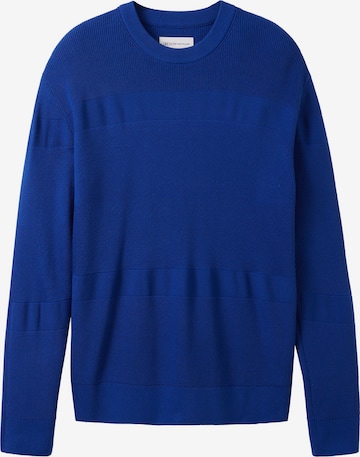 TOM TAILOR DENIM Sweater in Blue: front