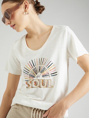 MOS MOSH T-Shirt in Beige