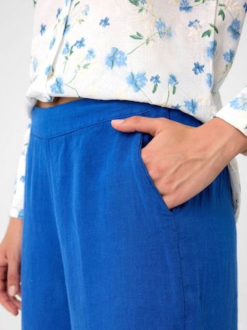 DIMI Wide leg Pants 'Weite Damen Leinenhose' in Blue