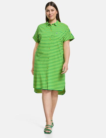 SAMOON Shirt Dress in Green