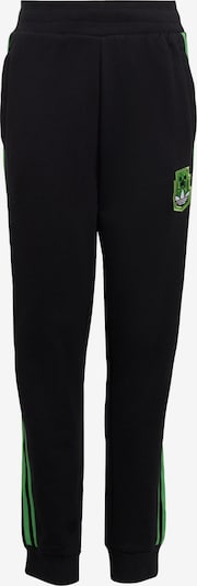 Kelnės 'X Minecraft' iš ADIDAS ORIGINALS, spalva – žaliosios citrinos spalva / juoda, Prekių apžvalga