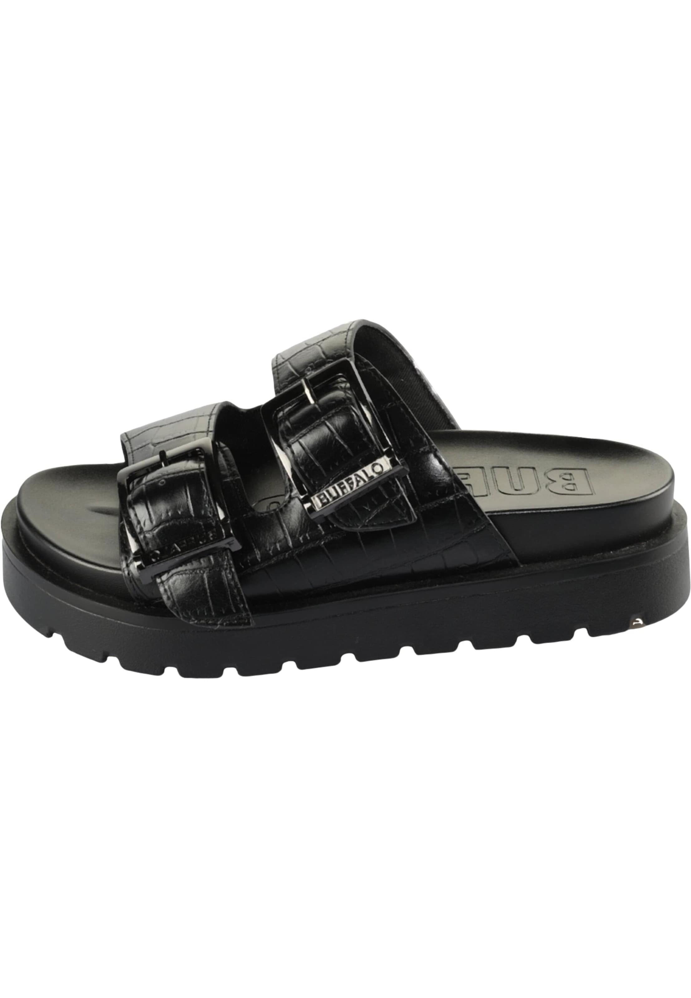 Zoccoletto 'RAYA ARI' di BUFFALO in nero: frontale