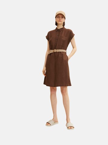 TOM TAILOR Dress in Brown