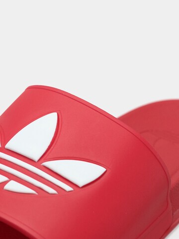 ADIDAS ORIGINALS Mule 'ADILETTE' in Red