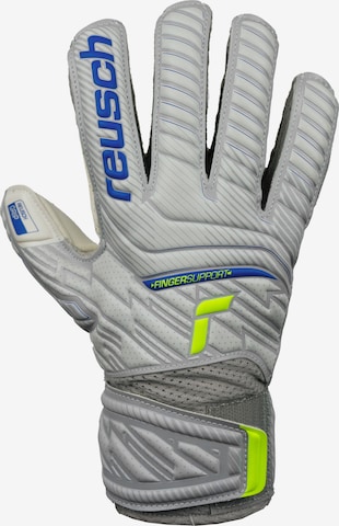 REUSCH Athletic Gloves 'Attrakt' in Grey