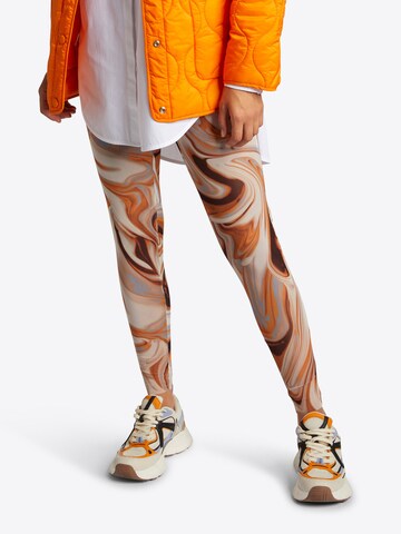 Rich & Royal Skinny Leggings in Oranje: voorkant