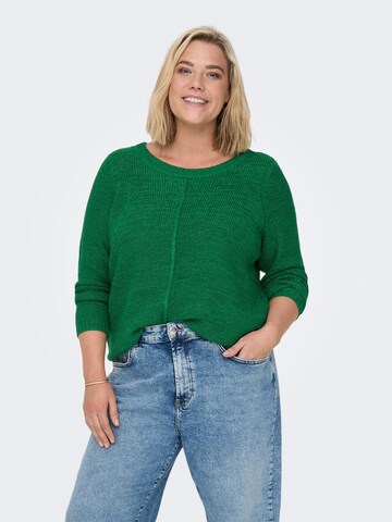 ONLY Carmakoma - Pullover 'Foxy' em verde: frente