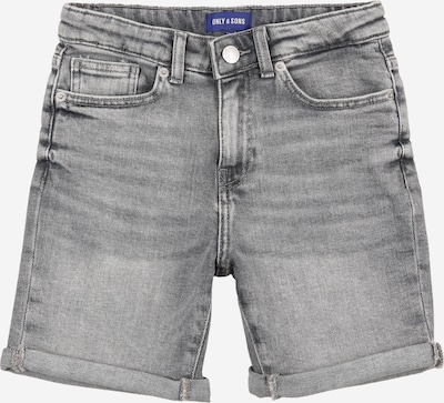 Only & Sons Junior Farkut 'OSJPly' värissä harmaa denim, Tuotenäkymä