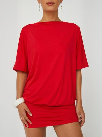 Crās - Vestido ' Blakecras ' en rojo