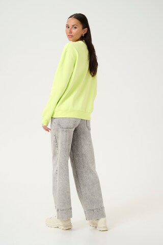 Kaffe Sweatshirt 'Viola' in Green