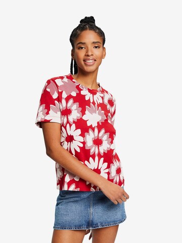 ESPRIT Shirt in Rood: voorkant