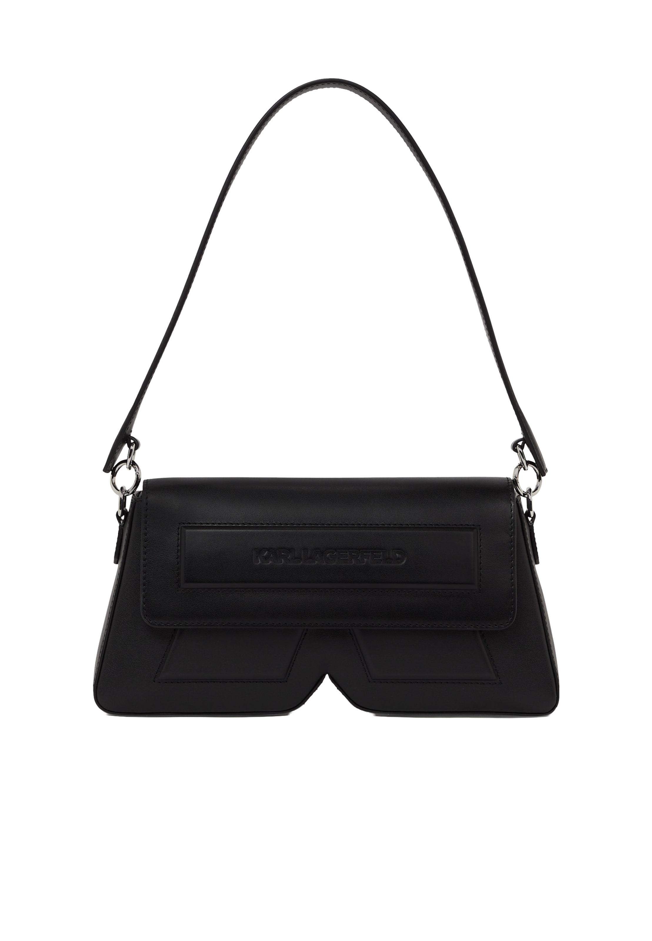 Karl Lagerfeld Shoulder Bag 'Ikon' in Black: front