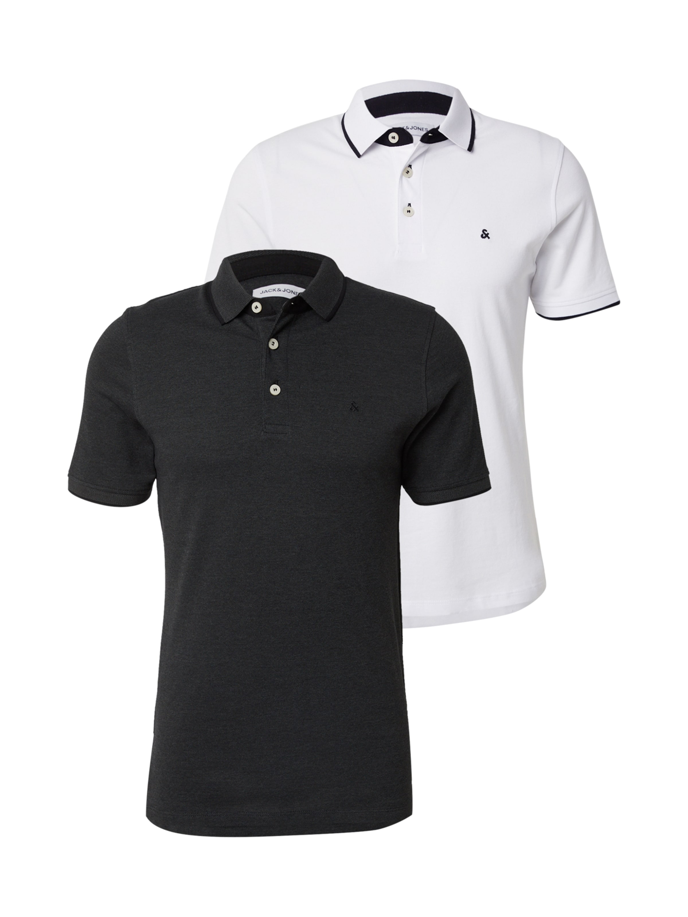 JACK & JONES Tričko 'JJEPAULOS' – černá: přední strana