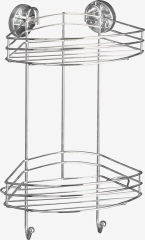 Wenko Shelf in Silver: front