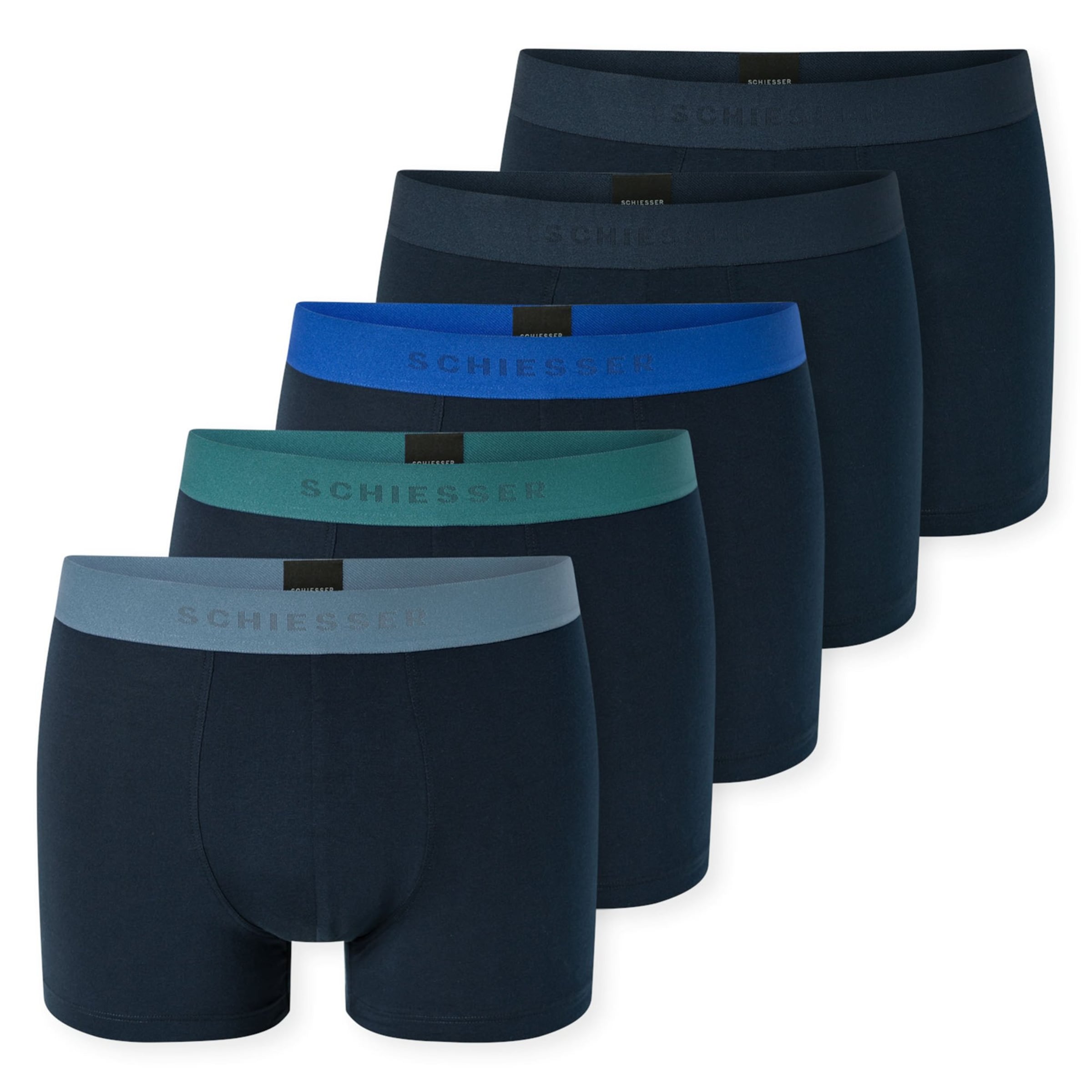 kék / tengerészkék / zöld SCHIESSER Boxeralsók, Termék nézet