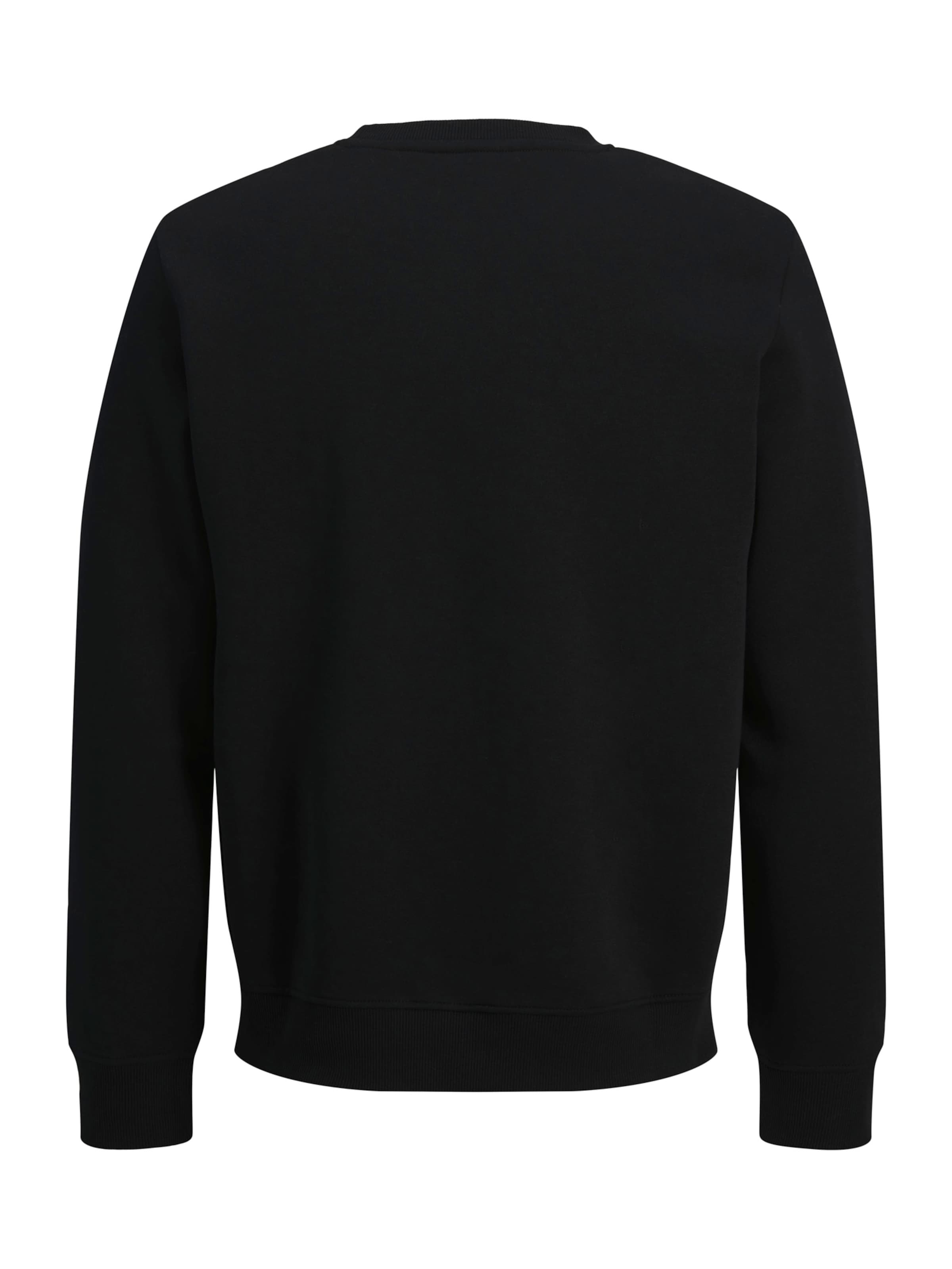 Bluză de molton 'JJMunk' de la Jack & Jones Junior pe negru