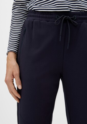 s.Oliver Tapered Broek in Blauw