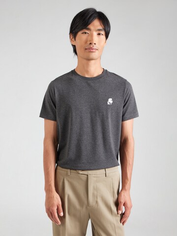 Maglietta di Karl Lagerfeld in grigio: frontale