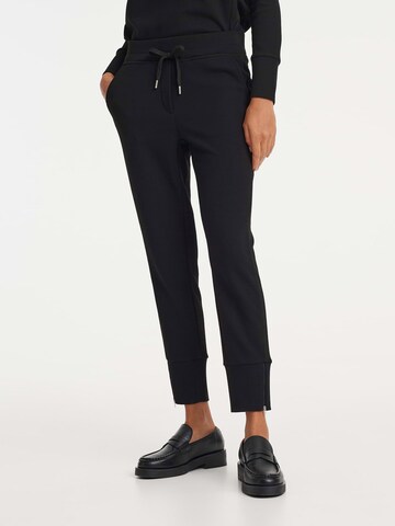 OPUS - Tapered Pantalón 'Edigna' en negro: frente